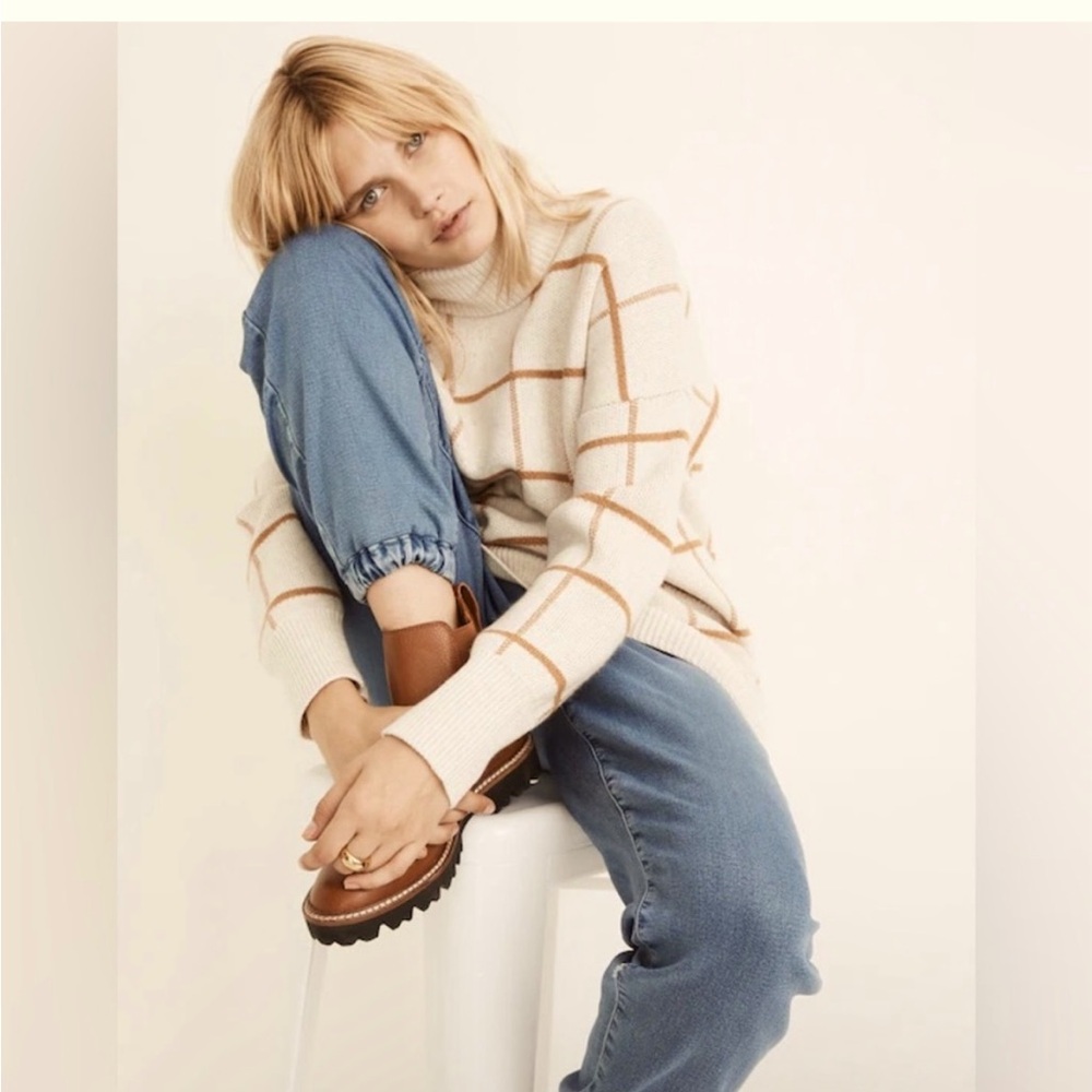 Madewell cotton/wool turtleneck sweater